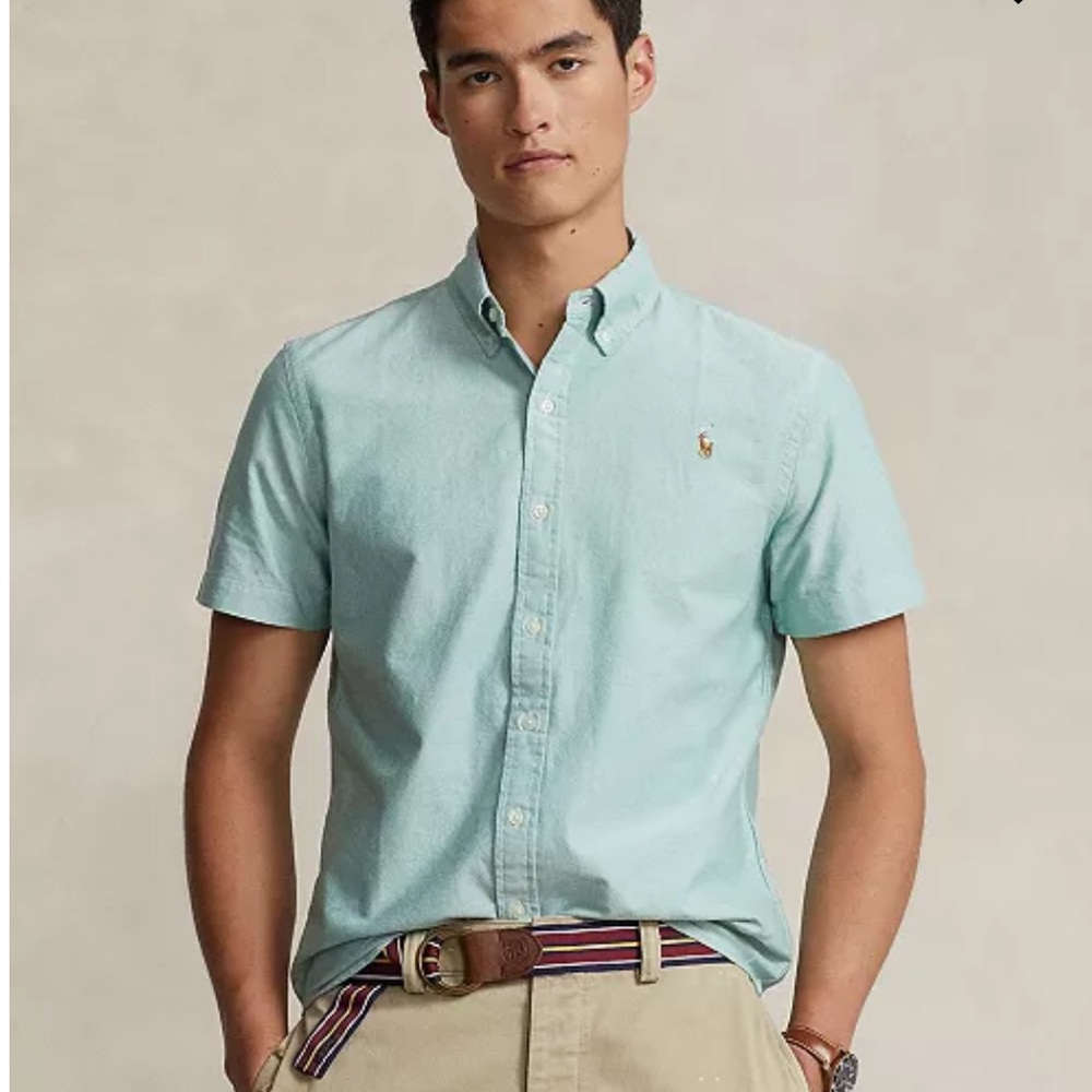 Men's Classic-Fit Short-Sleeve Oxford Shirt